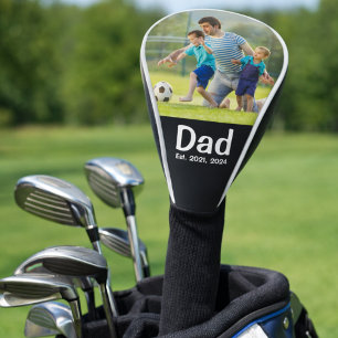 Dad Established Photo  Golf Head Cover