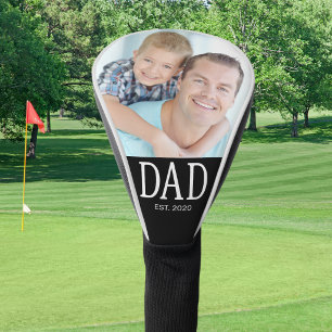 Dad Established Photo Golf Head Cover