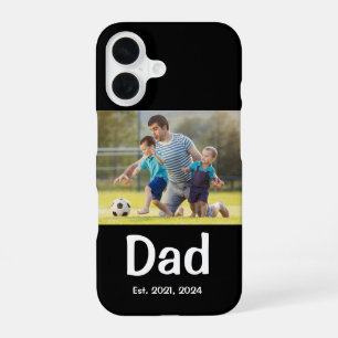 Dad Established Photo  iPhone 16 Case