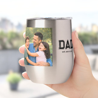 Dad Established Photo Modern Typography New Dad