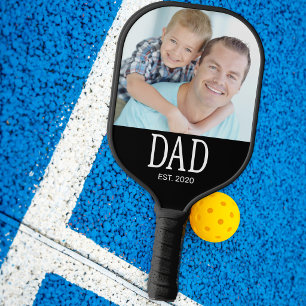 Dad Established Photo Pickleball Paddle