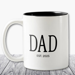 Dad Established Two-Tone Coffee Mug