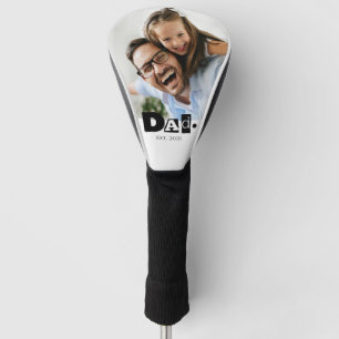 Dad Established Year Custom Photo Father Gift Golf Head Cover