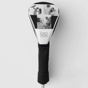 Dad Established Year Photo Gifts Modern Father Golf Head Cover