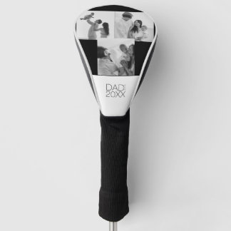 Dad Established Year Photo Gifts Modern Father Golf Head Cover