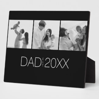 Dad Established Year Photo Gifts Modern Father’ Plaque