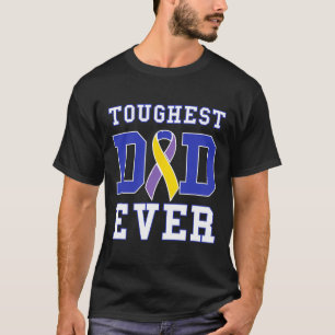 Dad Ever - Bladder Cancer Awareness Ribbon  T-Shirt