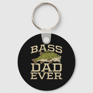 Dad Ever Fishing Fish Fisherman Fathers Day Dad Gi Keychain