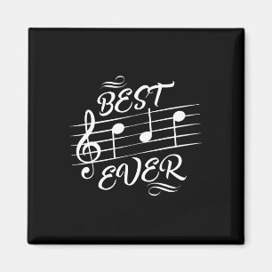 Dad Ever Music Notes Musician Fathers Day  Magnet