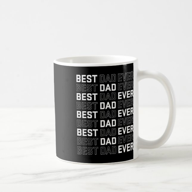 Dad Ever - Unique Father’s Day Men's  Coffee Mug (Right)
