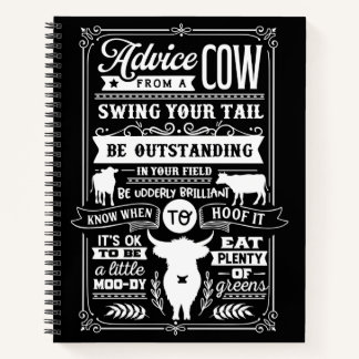 Dad Farmer Get Advices From His CowSpiral Notebook