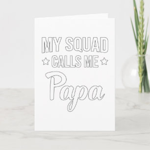Dad Father Daddy Father's Day Best Funny Gift Idea Card