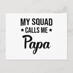 Dad Father Daddy Father's Day Best Funny Gift Idea Postcard