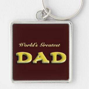 Dad Fathers Day Keychain