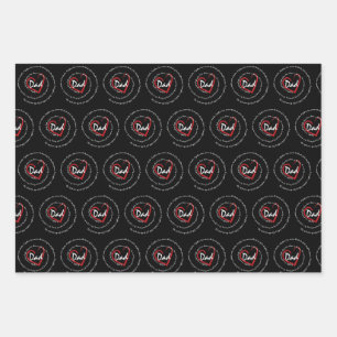 Dad - Fathers Day Wrapping Paper Sheet