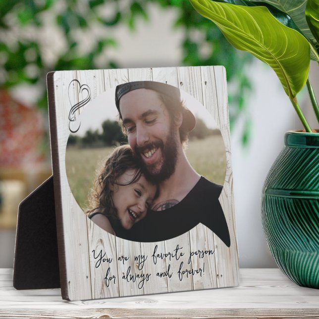 Dad Favourite Person Talk Bubble  Plaque (Creator Uploaded)