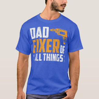 Dad Fier Contractor Carpenter Woodworker Men's fat T-Shirt