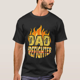 Dad Firefighter Fireman Gift Proud Firefighter Quo T-Shirt