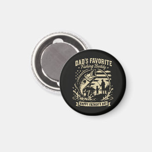 Dad Fishing Buddy Magnet