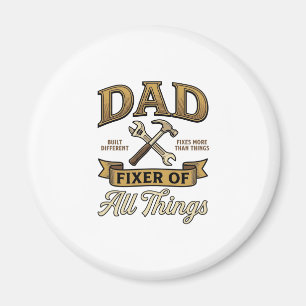 Dad Fixer of All Things Vintage Engraving Shirt_1 Magnet
