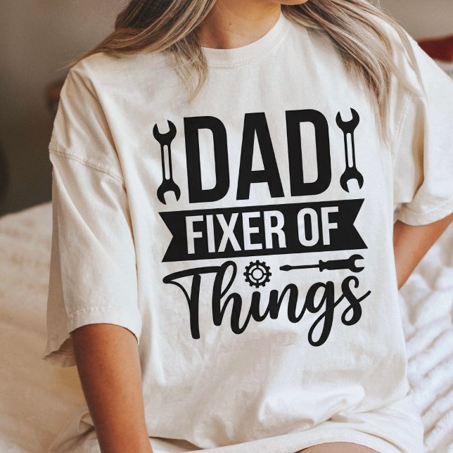 Dad Fixer Of Things Funny Father'S Day Gift Tri-Blend Shirt (Creator Uploaded)