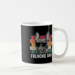 Dad French Bulldog Retro Apparel For Men Kids Coffee Mug