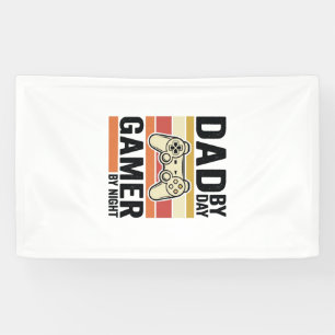 Dad Gamer Vintage Controller T-Shirt Design_1 Banner