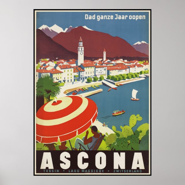 Dad ganze Jaar oopen Ascona Poster (Front)