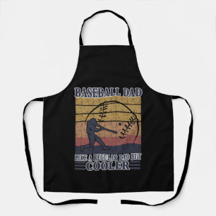 Dad Gift Vintage Baseball Dad Like A Regular Dad Apron