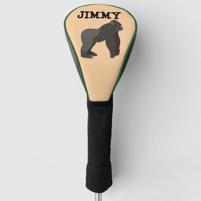 DAD GORILLA GOLF DRIVER COVER CUSTOM FUNNY (Front)