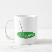 Dad, grand dad fathers day coffee Custom Golf Love