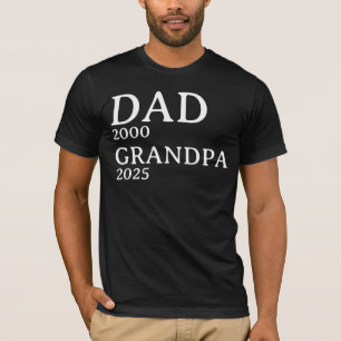 Dad Grandpa Personalized Years Custom T-Shirt