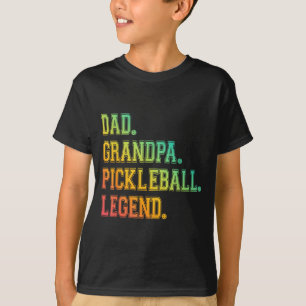 Dad grandpa pickleball legend player funny pickle T-Shirt