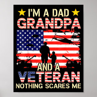 Dad grandpa veteran vietnam veteran vintage for poster