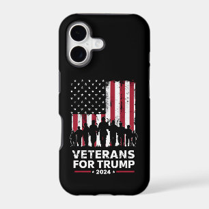 Dad Grandpa Veterans For Trump 2024 American Flag
