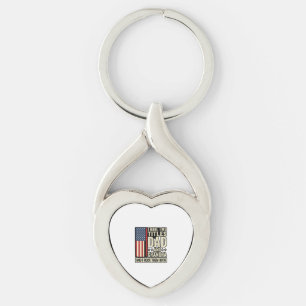Dad Grandpa Vintage Patriotic Family Shirt Design_ Keychain