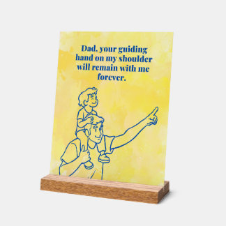 Dad Guiding Hand-Inspirational Fathers Day Quote