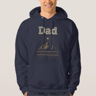 Dad Guiding Star Mountain Hoodie