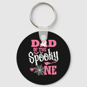 Dad Halloween 1st Birthday Matching Family Spooky Keychain
