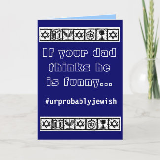 Dad Hanukkah Card