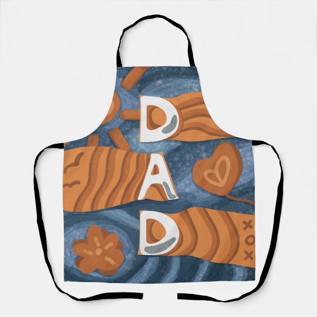 Dad - Happy Father’s Day Apron (Front)