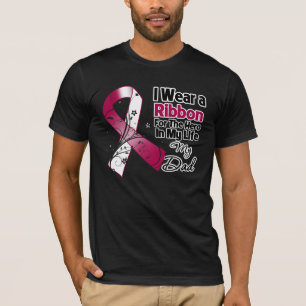 Dad Hero in My Life Head Neck Cancer T-Shirt
