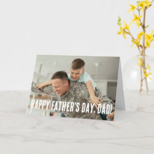 Dad Hero Personalized Father's Day Card