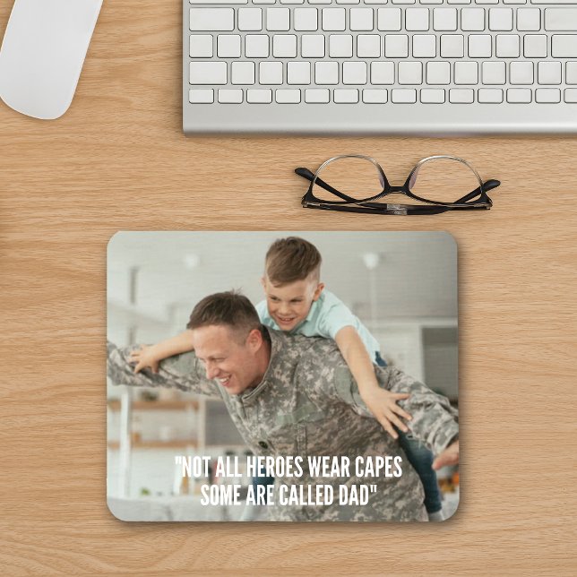 Dad Hero Personalized Father's Day Mouse Pad (Dad Hero Personalized Father's Day Mouse Pad)