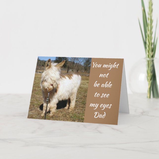 **DAD** HUMOR FROM YOUR SON **BIRTHDAY** CARD (Front)