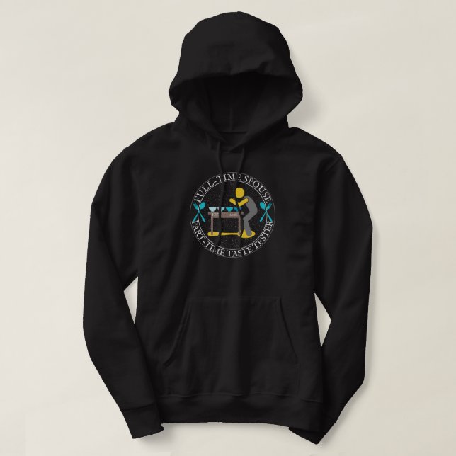 Dad Humor Taste Tester Kitchen Hoodie (Design Front)