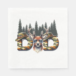 Dad Hunting Napkin