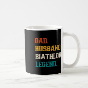 Dad Husbynd Biathlon Legend Biathlon Lover Coffee Mug