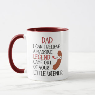 dad i can't believe a massive legend came - dad  mug