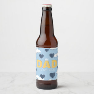 Dad I love you, father's day gift Square Sticker